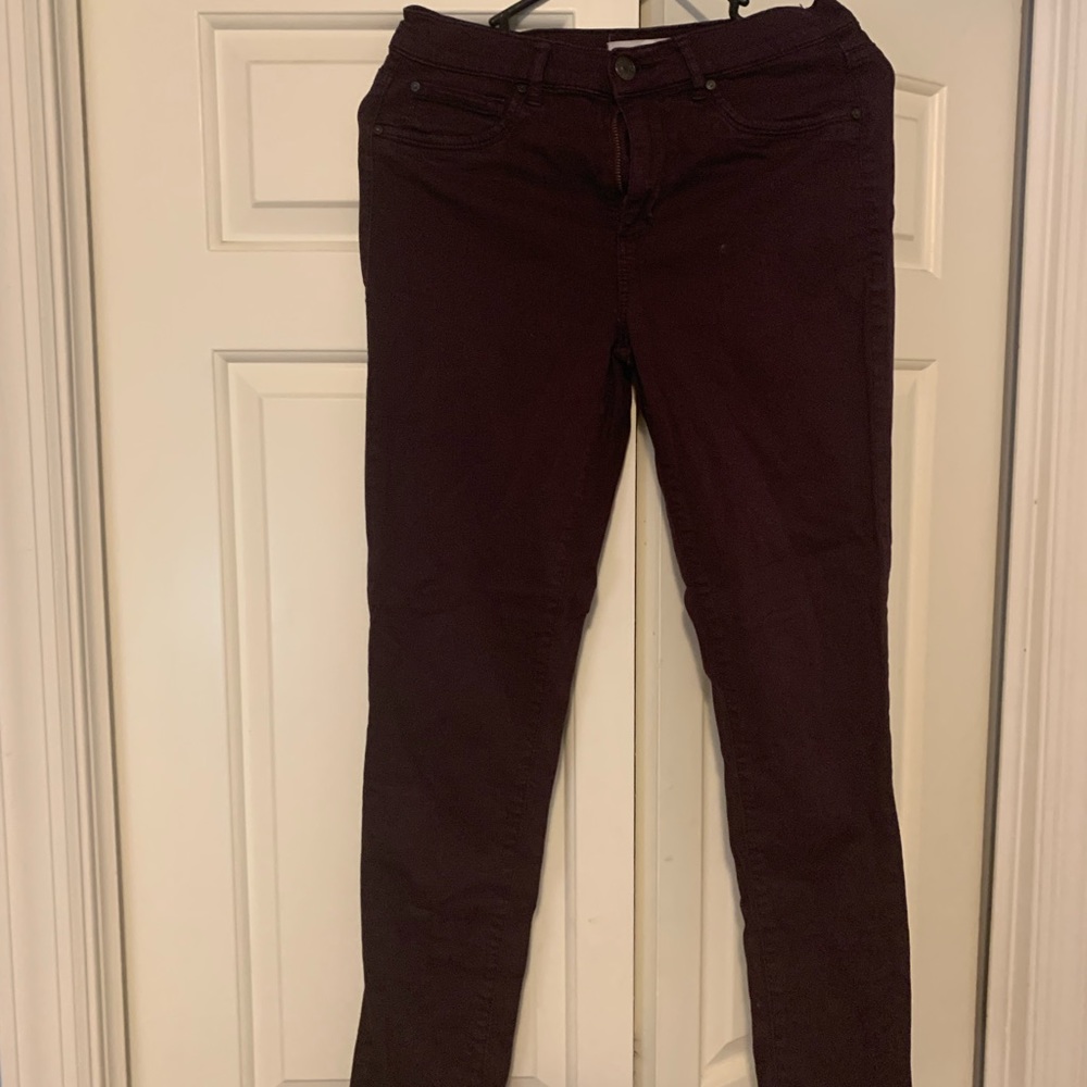 Garage High waisted jean maroon